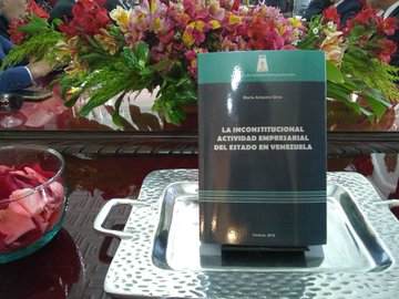 El día 04 de junio de 2019, se realizó la presentación de la obra «La inconstitucional actividad empresarial del Estado en Venezuela» de la autora Dra. María Amparo Grau