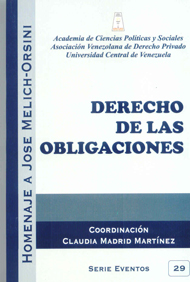 Derecho de las Obligaciones. Homenaje a José Melich-Orsini