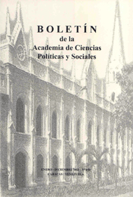 Boletín de la Academia de Ciencias Políticas y Sociales