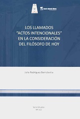 Los llamados “actos intencionales» en la consideración del filósofo de hoy