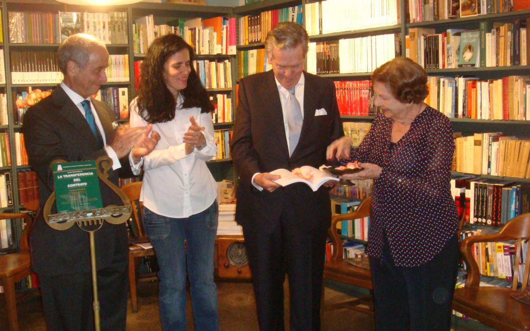 Presentación Libro del Dr. James-Otis Rodner S. «La Transferencia del Contrato»