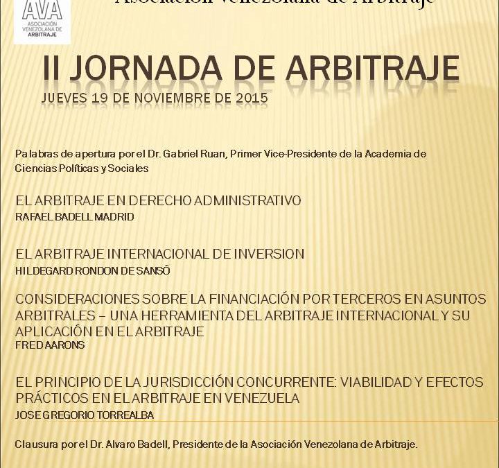 II Jornada de Arbitraje