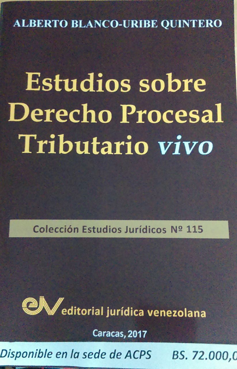 Estudios sobre Derecho Procesal Tributario vivo