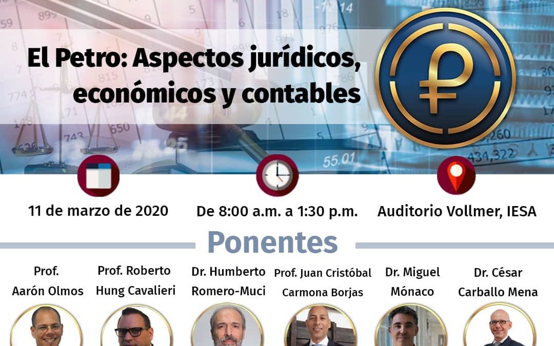 Foro: El Petro: Aspectos jurídicos, económicos y contables