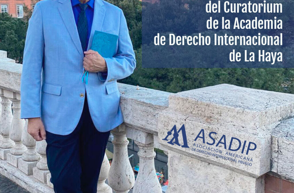 Diego P. Fernández Arroyo es elegido Presidente del Curatorium de la Academia de Derecho Internacional de La Haya